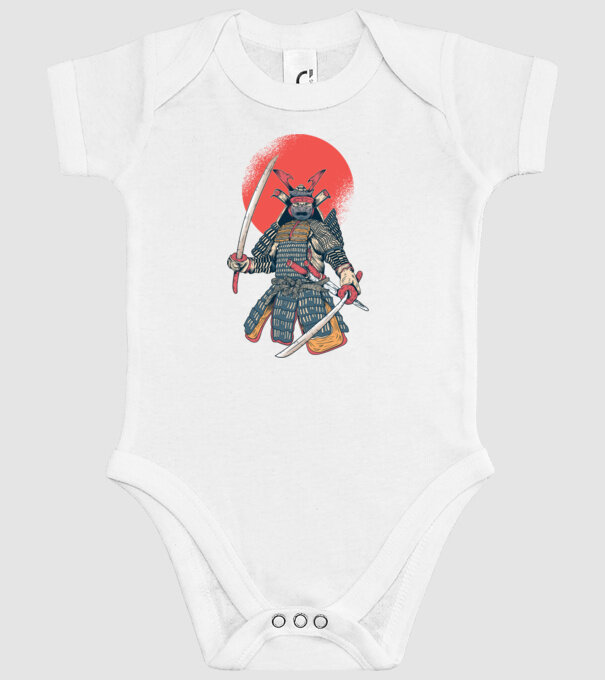 Vintage Samurai tricou arte marțiale orientale model alb pe tricou