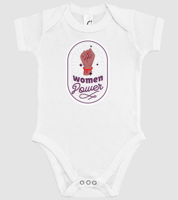 Women Power Ziua Femeii model alb pe tricou