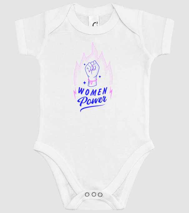 Women Power Ziua Femeii model alb pe tricou