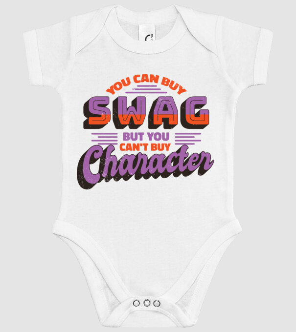 You can buy swag but you cant buy character model alb pe tricou