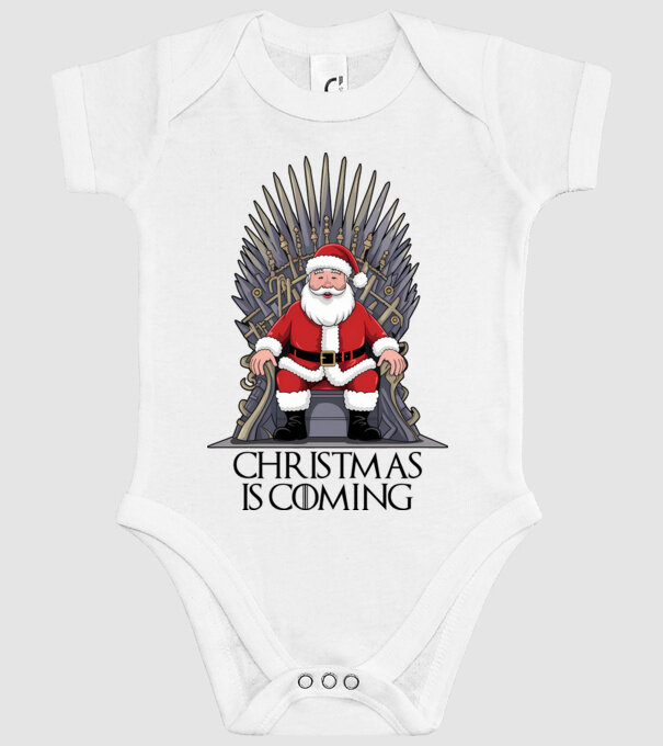 Christmas is Coming Alb model alb pe tricou