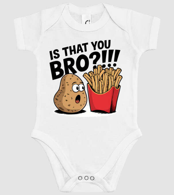 Is that you BRO?!! Alb model alb pe tricou