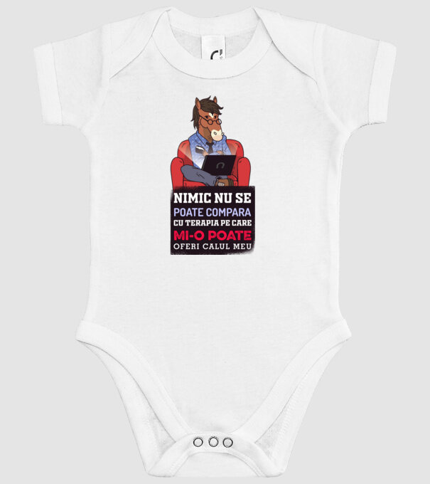 nimic nu se poate compara cu terapia pe care mi-o poate oferi calul meu model alb pe tricou