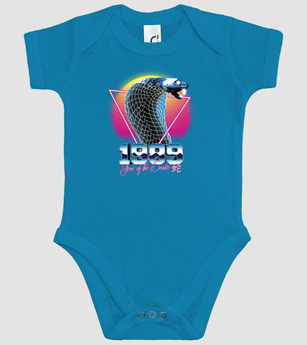 1989 Year of the Snake model turcoaz pe tricou