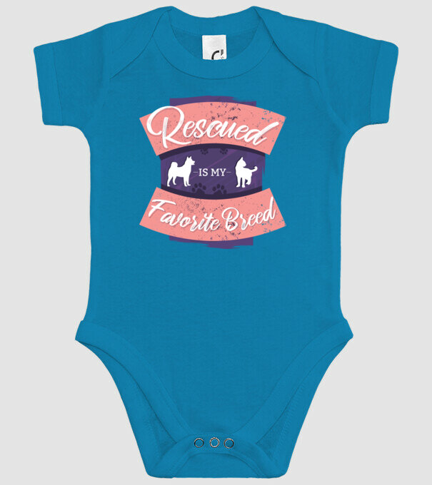 Rasa mea preferată este cea adoptată model turcoaz pe tricou