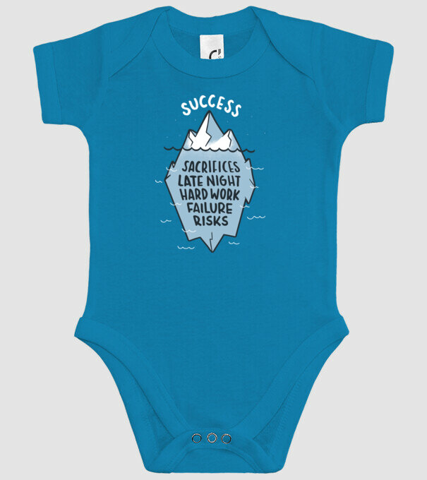 Succesul este doar vârful icebergului model turcoaz pe tricou