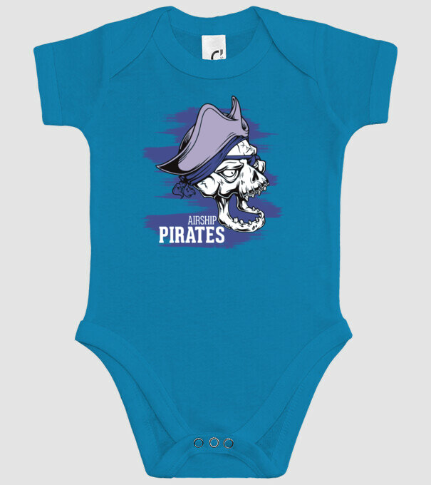 Airship Pirates 2 - Pirat model turcoaz pe tricou