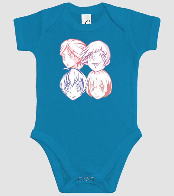 Expresii Anime model turcoaz pe tricou