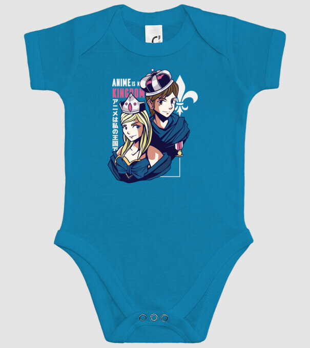 Anime este Regatul meu model turcoaz pe tricou