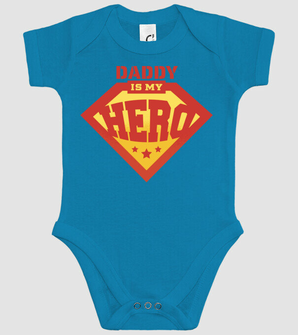 Tata este Supereroul meu model turcoaz pe tricou