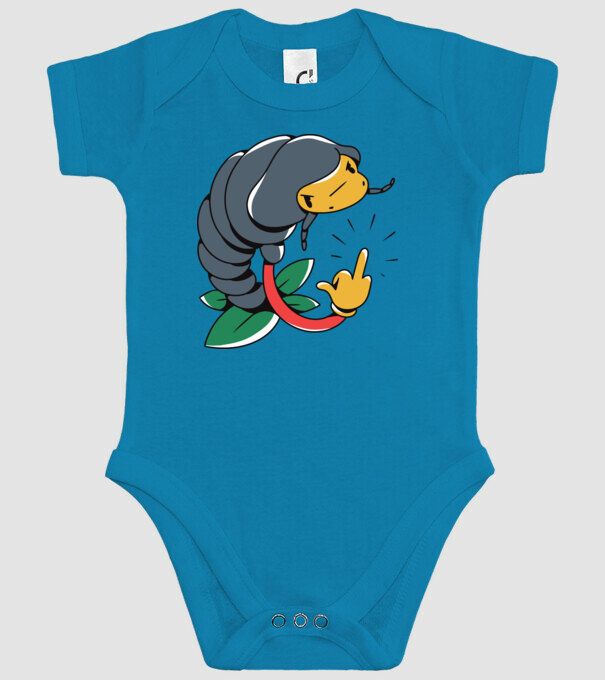 Izopodă model turcoaz pe tricou