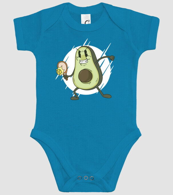 Tenis Avocado model turcoaz pe tricou