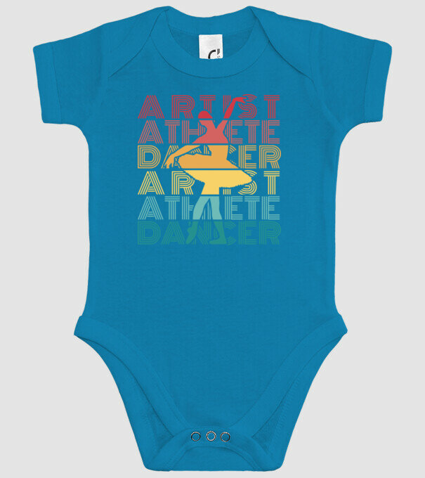 Dansatoare de balet model turcoaz pe tricou