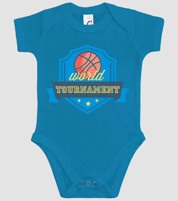 Basketball Tournament model turcoaz pe tricou