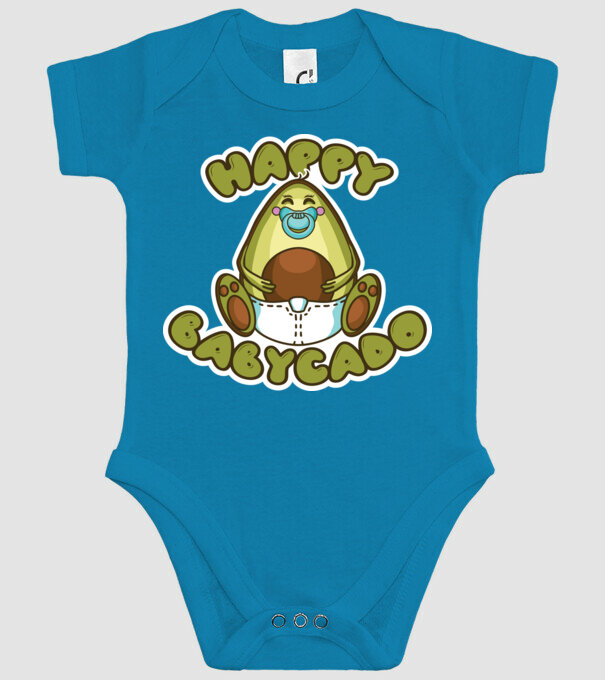 Avocado bebe model turcoaz pe tricou