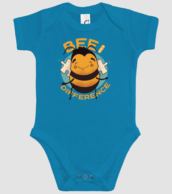 Bee the Difference - Fii tu însuți diferența model turcoaz pe tricou