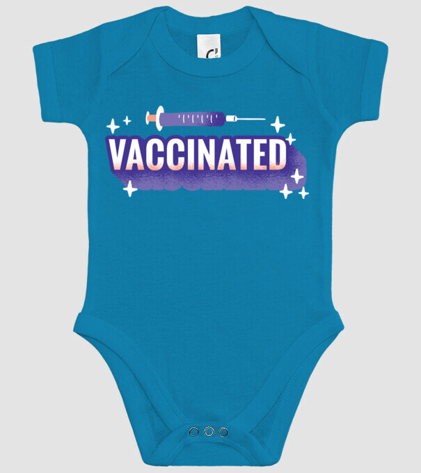 Vaccinat model turcoaz pe tricou