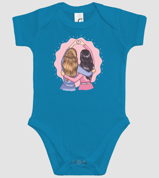 Best Friends Forever - Cele mai bune prietene model turcoaz pe tricou