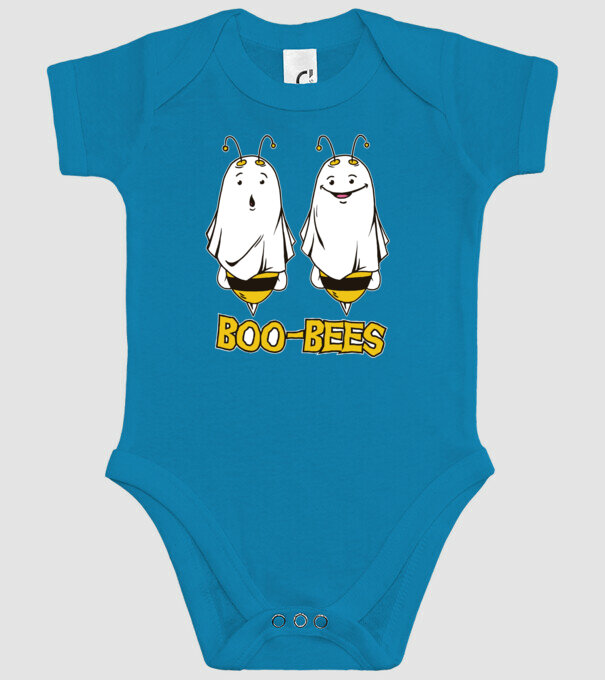 Boo Bees - Albine fantomă Halloween model turcoaz pe tricou