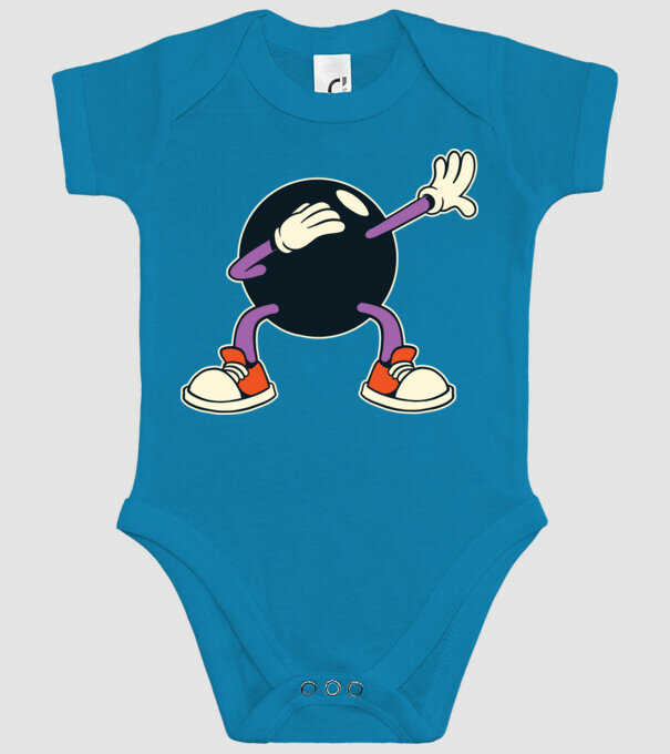 Bowling DAB model turcoaz pe tricou