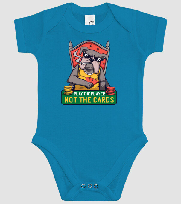 Bulldog Poker model turcoaz pe tricou