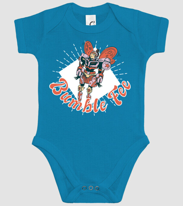Bumble Fee - Zâna Robot model turcoaz pe tricou