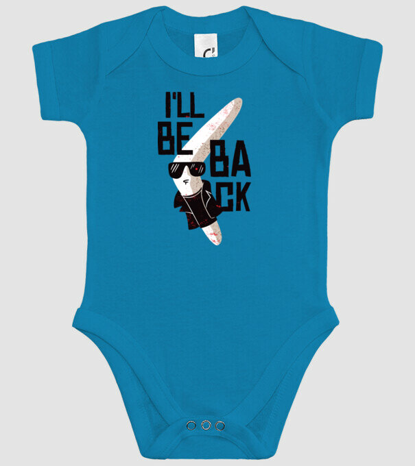 'Boomerang - Mă voi întoarce - I''ll be back' model turcoaz pe tricou