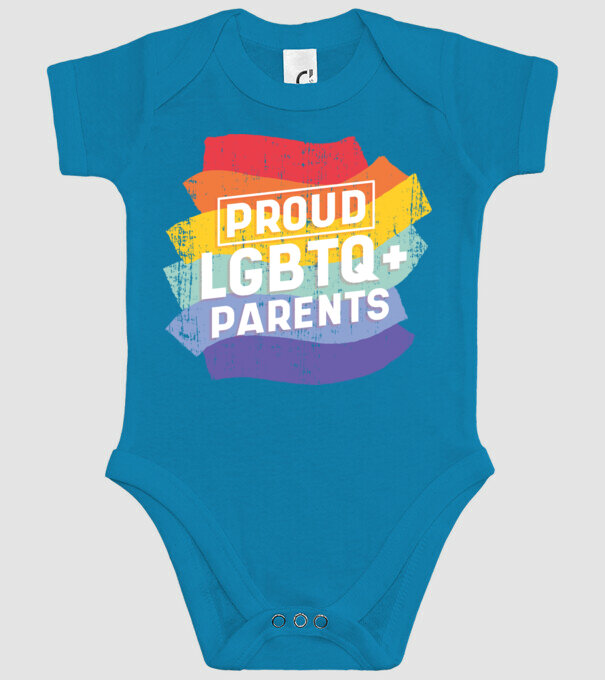 Părinți mândri LGBTQ model turcoaz pe tricou