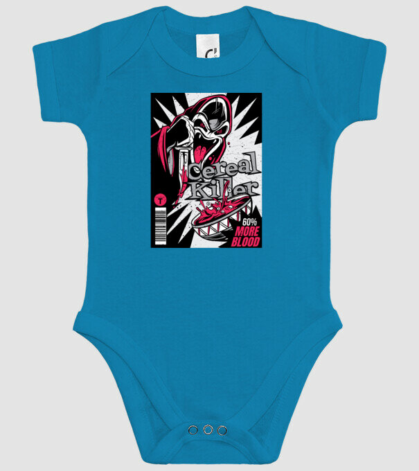 Cereal Killer model turcoaz pe tricou
