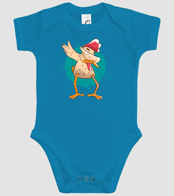 Pui DAB model turcoaz pe tricou