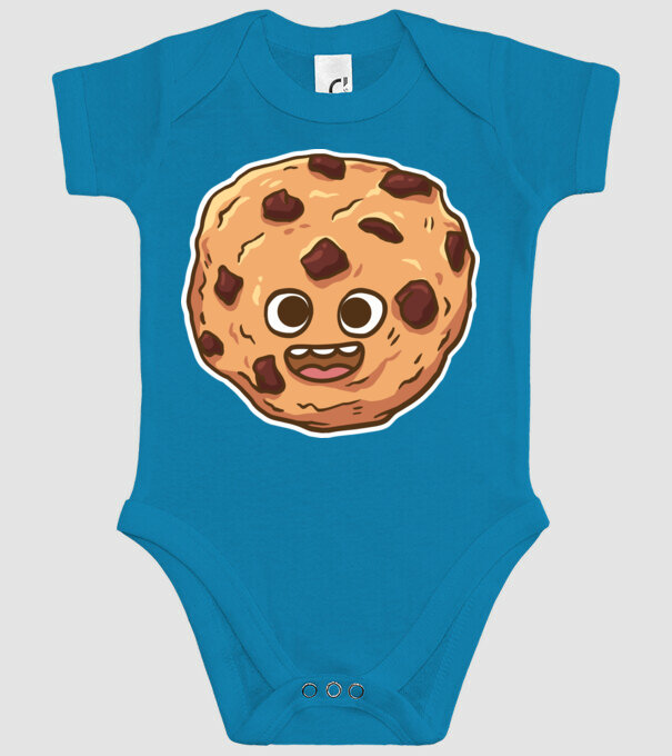 Cookie drăguț model turcoaz pe tricou