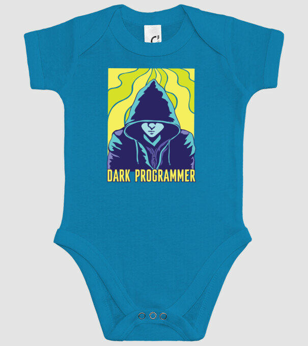 Dark Programmer model turcoaz pe tricou