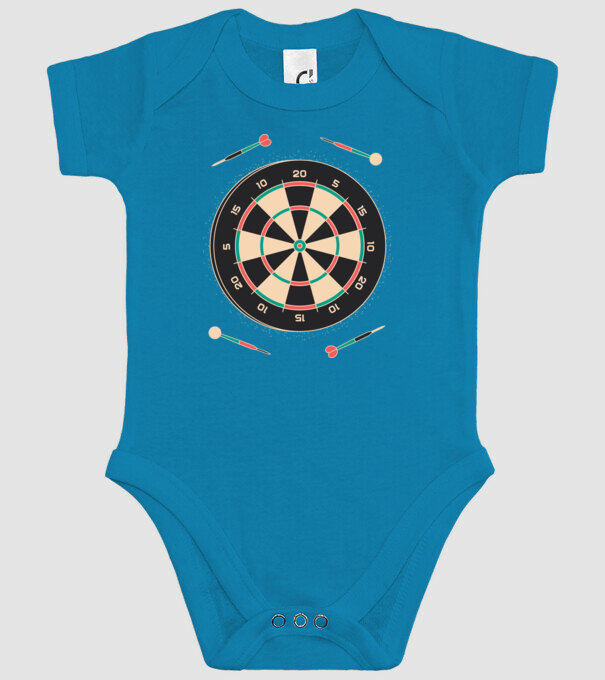 Tablă Darts model turcoaz pe tricou