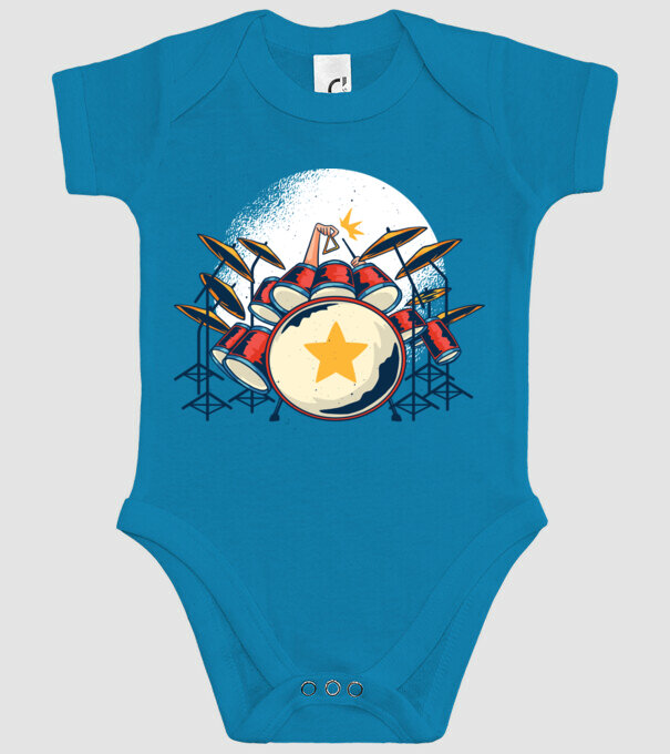 Kit de tobe model turcoaz pe tricou