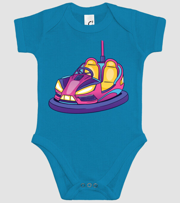 Dodgem model turcoaz pe tricou