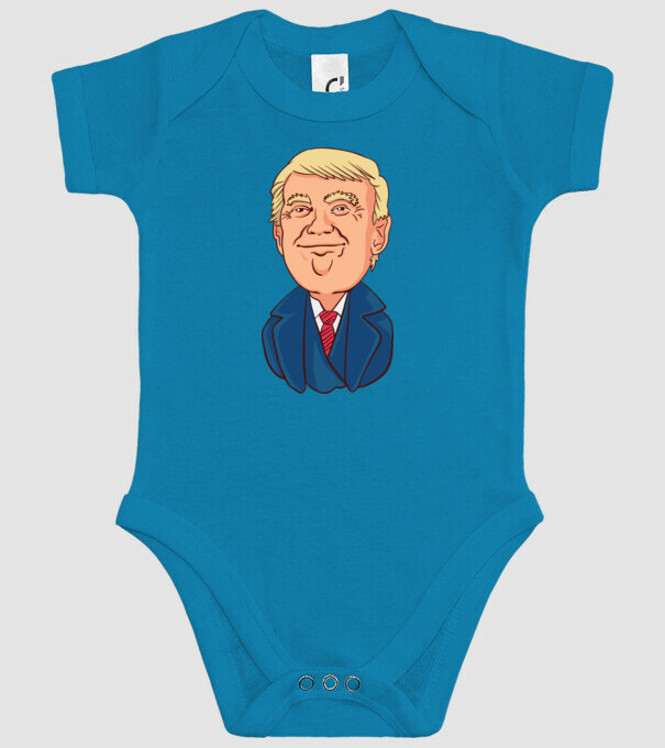 Donald Trump model turcoaz pe tricou