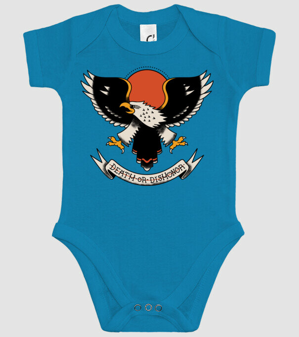 Eagle Tatuaj model turcoaz pe tricou