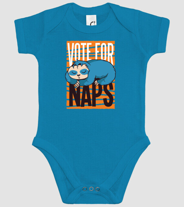 Votez pentru relaxare Leneș model turcoaz pe tricou