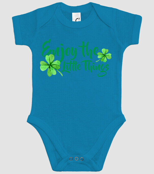 Enjoy the little things model turcoaz pe tricou