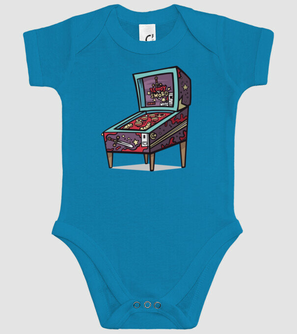 Flipper model turcoaz pe tricou