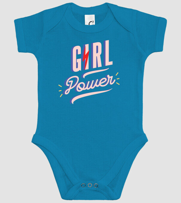 Girl Power de Ziua Femeii model turcoaz pe tricou