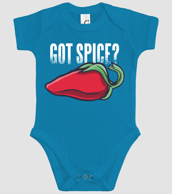 Got Spice ardei model turcoaz pe tricou