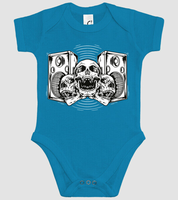 Cranii difuzor model turcoaz pe tricou