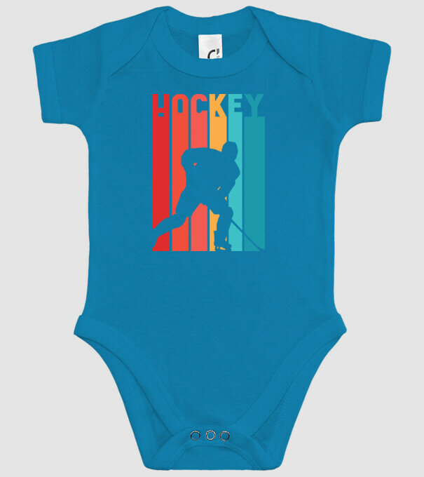 Hochei Retro model turcoaz pe tricou