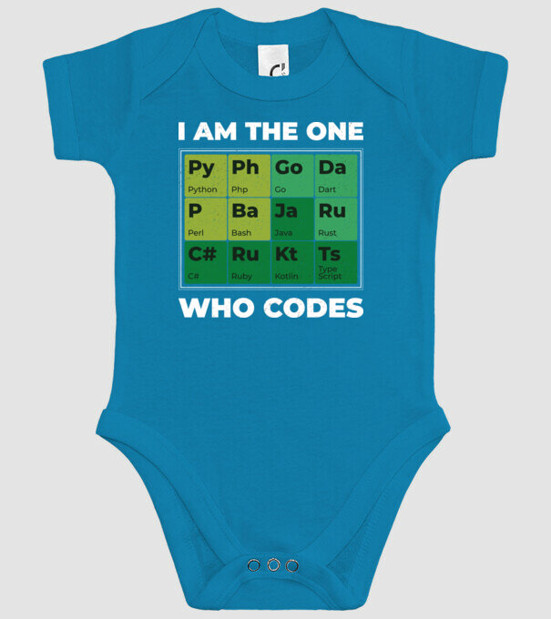I am the one who codes tricou amuzant programator model turcoaz pe tricou