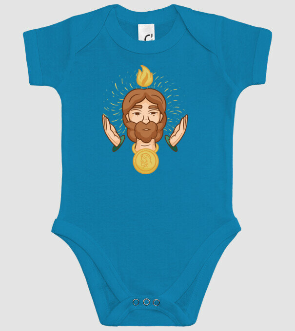Apostolul Iuda model turcoaz pe tricou