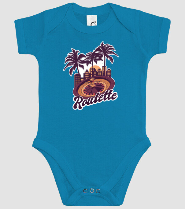 Casino Roulette model turcoaz pe tricou