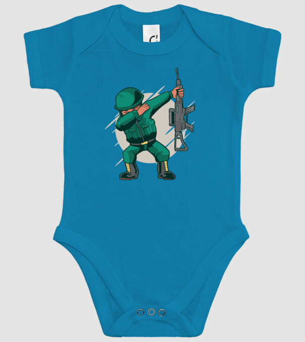 Soldat DAB model turcoaz pe tricou