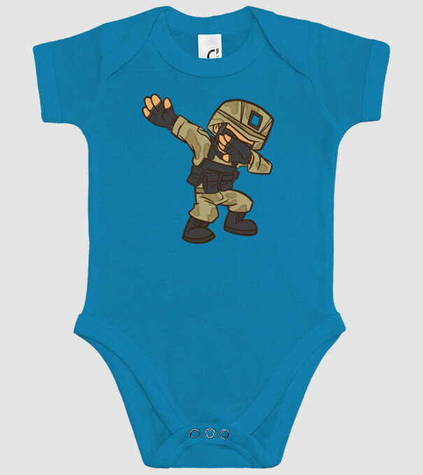 Soldat DAB model turcoaz pe tricou