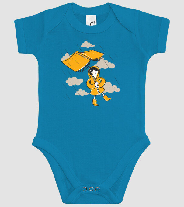 Umbrelă Carte model turcoaz pe tricou
